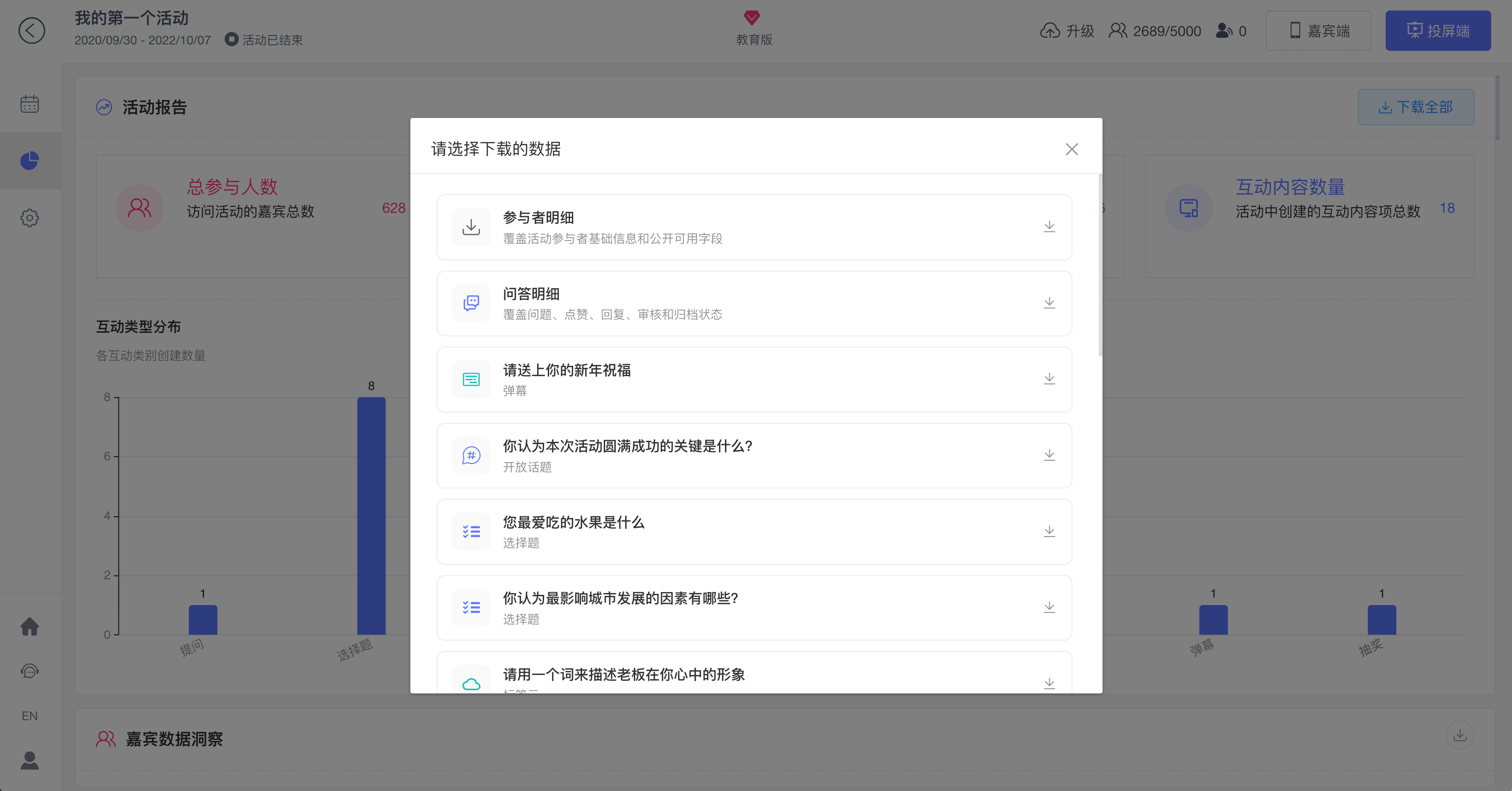 下载全部数据